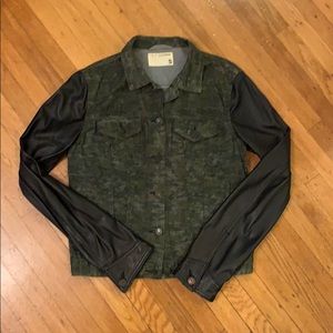 rag and bone camo leather jacket